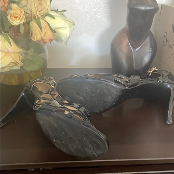 Chanel Black Women's Strappy Heels - Picture 3 of 4